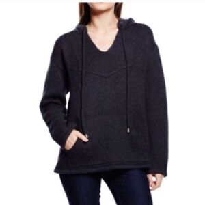 NWT Gray Oversized Wool Hoodie